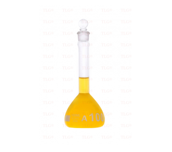 Volumetric Flask, Class A, Narrow Mouth, With Glass Stopper, As Per USP Standards