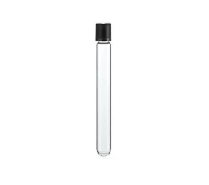 Reusable Screw Thread Borosilicate Glass Test Tubes