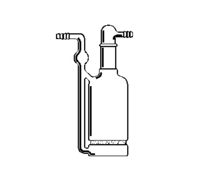 Bottle, Gas Washing, Fritted Disc